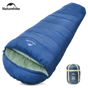 Naturehike MJ300 Sleeping Bag Ultralight Waterproof Cotton Winter Sleeping Bag Outdoor 4 Season Camping Large Sleeping Bags